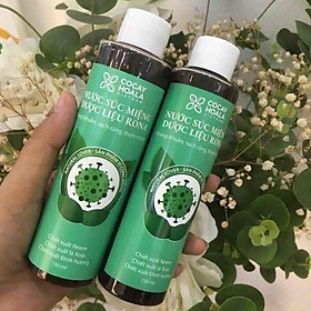 Combo 2 lọ nước súc miệng dược liệu Rona CoCayHoaLa TOP1 Giảm chảy máu chân răng, viêm lợi, nhiệt miệng, hôi miệng lâu năm chai 150ml - Hàng chính hãng