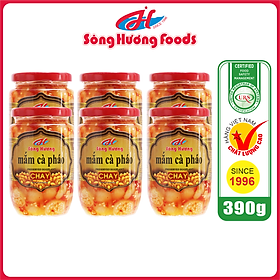 6 Hũ Mắm Cà Pháo Chay Sông Hương Foods Hũ 390g