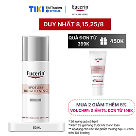 Kem dưỡng đêm giảm thâm nám & sáng da Eucerin Spotless Brightening 50ml