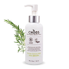 Nước tẩy trang Chobs Tea Tree Cleansing Water 140ml