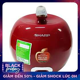 Nồi Cơm Điện Sharp KS-A08V-R (0.72 lít) - Đỏ - Hàng chính hãng