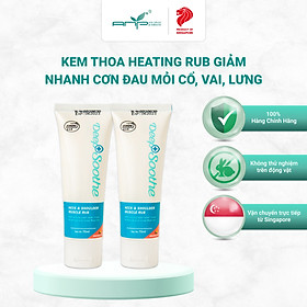 [Combo 2] Kem Xoa Bóp Giảm Đau Mỏi Cổ Vai Và Lưng Heating Rub 70ml Thương Hiệu Singapore VớI Khả Năng Thẩm Thấu Nhanh Hiệu Quả Gấp Đôi