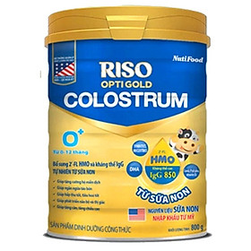 SỮA BỘT RISO OPTI GOLD COLOSTRUM 0+ CHO TRẺ TỪ 0-12 THÁNG - 800G