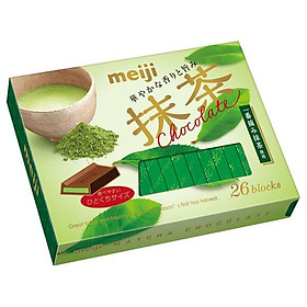 Meiji Hộp 26 miếng socola nhân matcha 120g