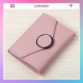 Ví nữ ngắn mini cao cấp cute dễ thương nhỏ gọn bỏ túi gập 3 VD92