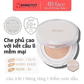 Phấn nước cushion mỏng nhẹ bền màu 4B:face Forever Velvet Cushion 11g 4bface