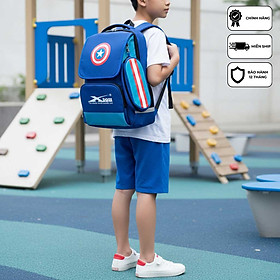 Balo Học Sinh Nam Cấp 1 Chống Gù Xbags Power XB 3017 – Balo Đi Học Cao Cấp, Nhẹ, Bền, Có Bóp Bút Đi Kèm!