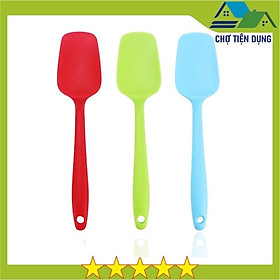 Spatula Cây Vét Bột Phới Trộn Bột Dạng Thìa Nhà Bếp Bằng Silicon Chịu