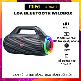 Loa Bluetooth MIFA WildBox Công Suất 60W, Bluetooth 5.3 - Hàng Chính Hãng