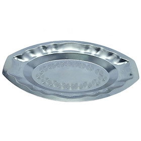 Mua Đĩa Đựng Cá  Hấp Cá Khay Inox Tiện Lợi Loại Lớn 40x25cm