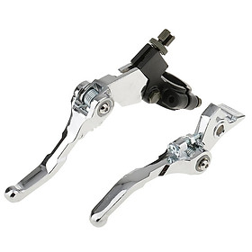 1   Pair   CNC   Foldable   Brake   Clutch   Levers   for   22mm   Motorcycle   Handlebar