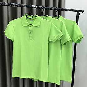 Áo thun nam POLO trơn vải cá sấu cotton cao cấp ngắn tay cực sang trọng