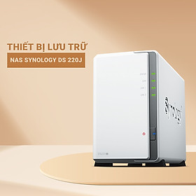 Thiết Bị Lưu Trữ Nas Synology DS 220J Hàng Chính Hãng