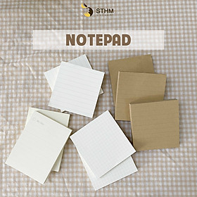 [STHM stationery] - Notepad mini nhiều loại - 8x8cm - Dùng cho ghi chú nhanh