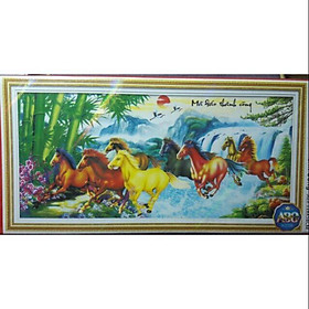Mua DF601-Tranh đính đá Dào Thành Công DF601 (118x57)( chưa đính