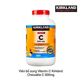 Vitamin C Kirkland Signature Mỹ tăng sức đề kháng, thức đẩy sẩn xuất collagen tự nhiện, sáng da, nhanh lành bệnh - Massel Official