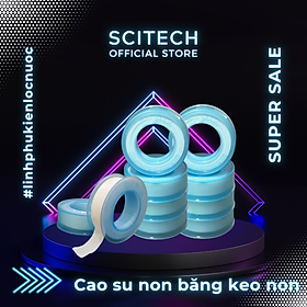 Cao su non, băng tan, keo lụa cuốn ren ống nước, cuốn ren co nối, tê máy lọc nước (Cuộn 10 mét) - Hàng chính hãng