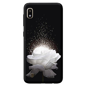 Hình ảnh Ốp lưng cho Samsung Galaxy A10 hoa trắng 1 - Hàng chính hãng
