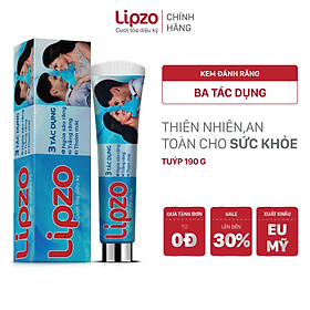 Kem Đánh Răng 3 Tác Dụng (Tuýp 190g) Thành Phần Thiên Nhiên, Ngừa Sâu Răng, Trắng Răng, Cho Hơi Thở Thơm Mát