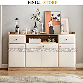 Tủ kệ Buffet nhà bếp đựng gia vị Finili kết hợp cánh và tủ kéo FLOT2301