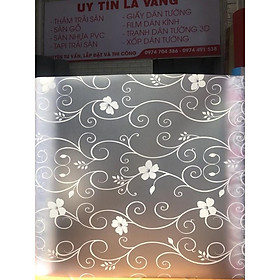 Mua Giấy dán kính hoa trắng