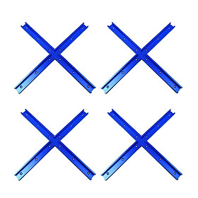 16 X Aluminium Alloy Cross T-track Connector T-slot Miter Woodworking Accessory