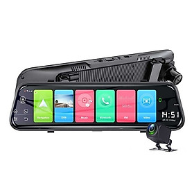 Camera hành trình gương ô tô cao cấp Phisung Z55 màn hình 10 inch tích hợp 4G, Wifi, GPS