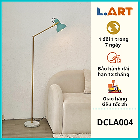 Đèn cây đứng đèn làm việc cho phòng khách sơn vàng tĩnh điện điều chỉnh nâng hạ chụp đèn DCLA004