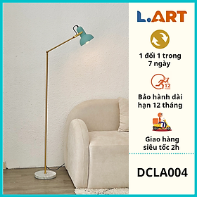 Mua Đèn cây đứng đèn làm việc cho phòng khách sơn vàng tĩnh điện điều chỉnh nâng hạ chụp đèn DCLA004