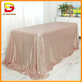 Mua Khăn Trải Bàn Vải Kim Sa Trang Trí Sự Kiện Khăn 1m5 Decor Cưới Hỏi  Sinh Nhật Sang Trọng DG-614
