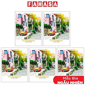 Combo 5 Tập Sinh Viên 4 Ly Ngang 200 Trang 60gsm City - Hải Tiến 3026 Mẫu