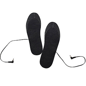 Đế Giày Điện Sưởi Ấm Có Thể Điều Chỉnh Kích Thước (40-44) - Đen