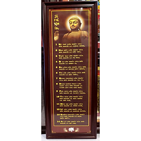 Mua TRANH CHỮ 14 ĐIỀU PHẬT DẠY