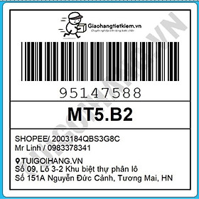 Mua Tem nhiệt 50x50 in đơn hàng GHTK  Decal nhiệt 5x5cm cuộn 30m