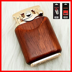 Mua Combo Hộp Quẹt Bật Lửa Xăng Đá Vỏ Gỗ CF 018-30 + Tặng Bộ Bấc Đá Chuyên Dụng Cho Bật Lửa ( Giao Màu Ngẫu Nhiên )