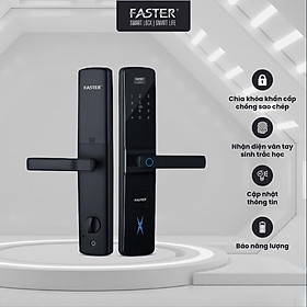 Mua Khóa vân tay FS800 APP-BL FASTER mở bằng sinh trắc học  thẻ từ thông minh an toàn cho hộ gia đình