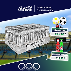 Lốc 24 Lon Nước Tăng Lực Giải Khát Tăng Lực Monster Energy Ultra 355ml/Lon Sale 25.07 Coca-Cola Official Store