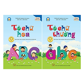 Sách Combo tô chữ hoa + thường (cho trẻ 5 - 6 tuổi)