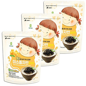 Combo 3 Gói Rong Biển Trộn Cơm Em Bé Cười Humanwell Vị Phomai - Smile seasoned seaweed Cheese Flavor (50g/gói)