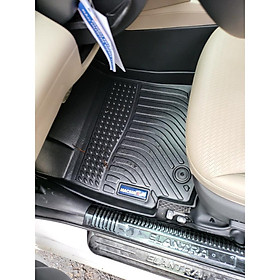 Thảm lót sàn xe ô tô Hyundai Elantra 2016- 2022 Nhãn hiệu Macsim chất liệu nhựa TPE cao cấp màu đen