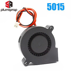 5015 12V 24V làm mát quạt turbo máy đùn không chổi than dc quạt nhựa màu đen 50x50x15mm cho máy in 3D kích thước máy in 3D: