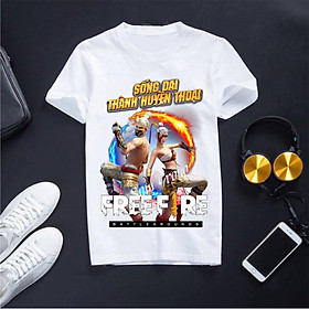 Áo Free Fire [GIÁ XƯỞNG] In Hình Thích Khách Âm Dương, Chất Liệu Cotton Mềm Mịn Co Dãn 4 Chiều, Đủ size từ 29 - 99kg