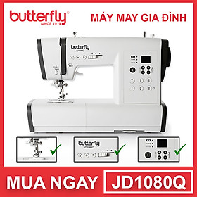 Máy May Gia Đình Điện Tử Cao Cấp Butterfly JD1080Q - Hàng Chính Hãng