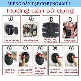 Miếng Dán Tập Cơ Bụng 6 Múi