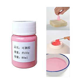 Pottery Masking Glue, Coloring Auxiliary, Handmade Crafting Separator DIY Art Masking Fluid, Tearable Glue for Watercolor, Oil Paints