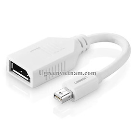 Cáp Chuyển Đổi Ugreen MiniDP Sang DisplayPort Female 10445 (15cm) - Hàng Chính Hãng