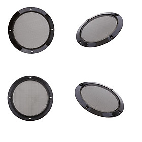 5inch Speaker Cover Metal Mesh Grille Protection Decorative Circle X 4Pack