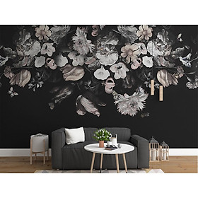 Tranh dán tường canvas hình hoa hiện đại ADH6532