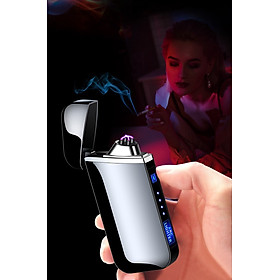 Mua Bật Lửa Điện Cảm Ứng 4 Tia Plasma - Có Đèn Led Hiển Thị Mức Pin