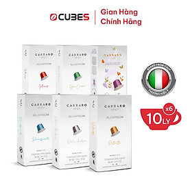 Cà phê viên nén Carraro Gourmet Blends – Hàng nhập khẩu từ Ý - Tương thích với máy Nespresso